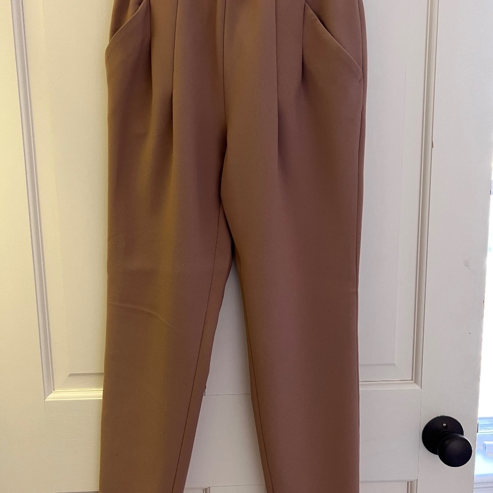 pencil pant wool blend with full lining made in Japan